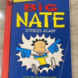 Big Nate Strikes again book